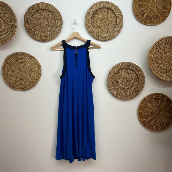 NEW Torrid Blue Colorblock Ribbed Sleeveless Mini Dress Plus Size 2X Summer - Picture 3 of 6